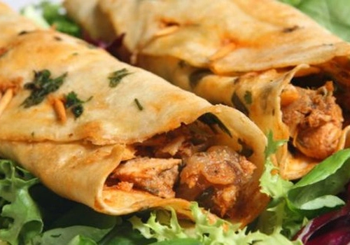 Delicious Chicken Tikka Roll at Punjab Meat Shop ltd in Edmonton, AB