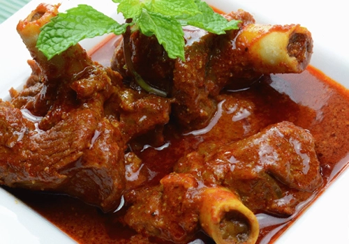 Delicious Goat Curry dish at Punjab Meat Shop ltd in Edmonton, AB